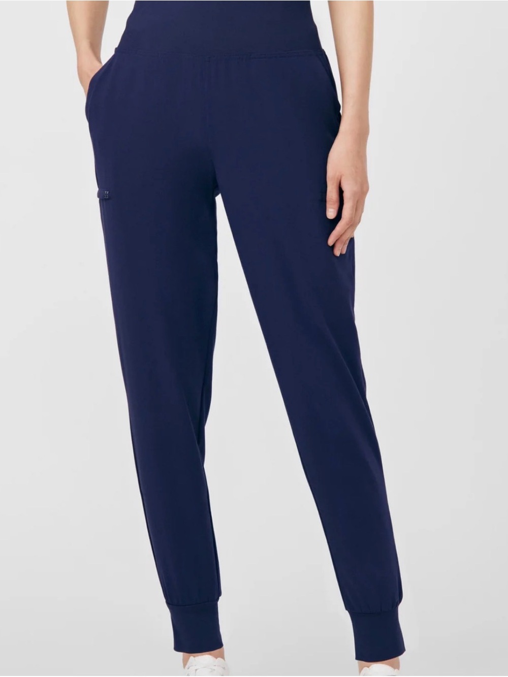 White Cross Navy Slim Tapered Jogger Scrub Pants